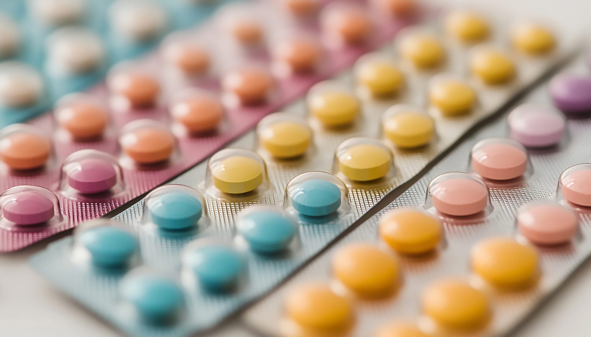 Assorted Medication in Blister Packs